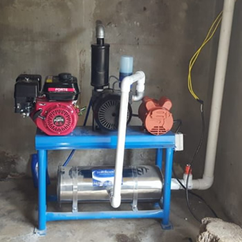 Equipo de ordeño con motor eléctrico